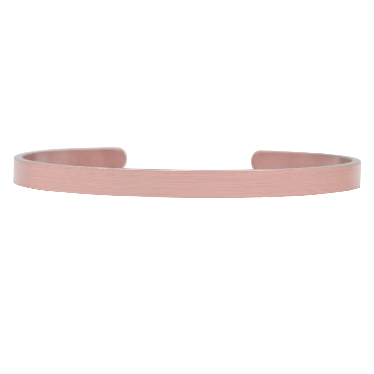 Matt Surface Brushed Stainless Steel Blank Cuff Bangle 4 Colors Bracelet Jewelry Gifts for Man and Women